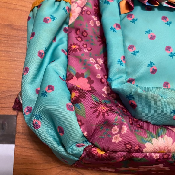 MATILDA JANE Pack Up Backpack Purple Floral School Travel Kids Girls Zip Pockets - Picture 2 of 15